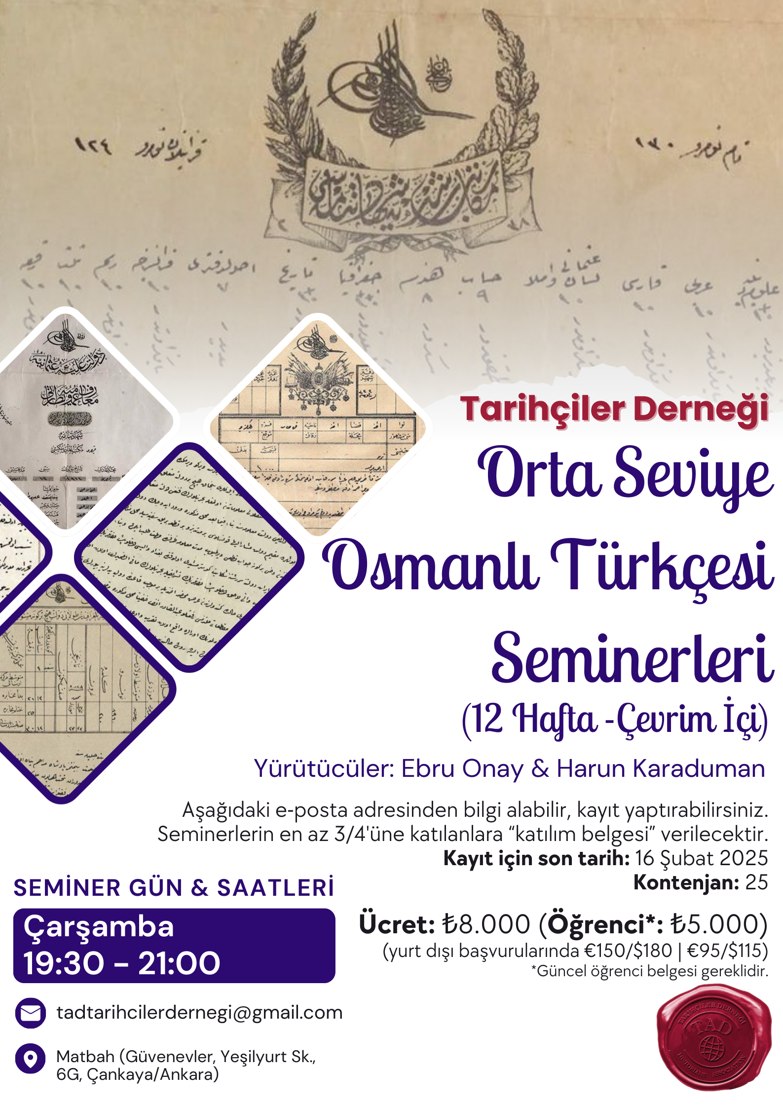OrtayaSeviyeOsmanlıTürkçesi-Poster